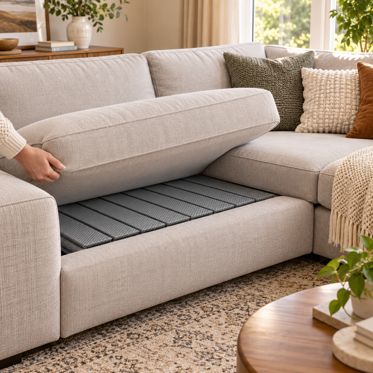 🛋️ Sofa Cushion Support | Anti-Sag Panels | Couch Seat Reinforcement | Non-Slip Support Pads