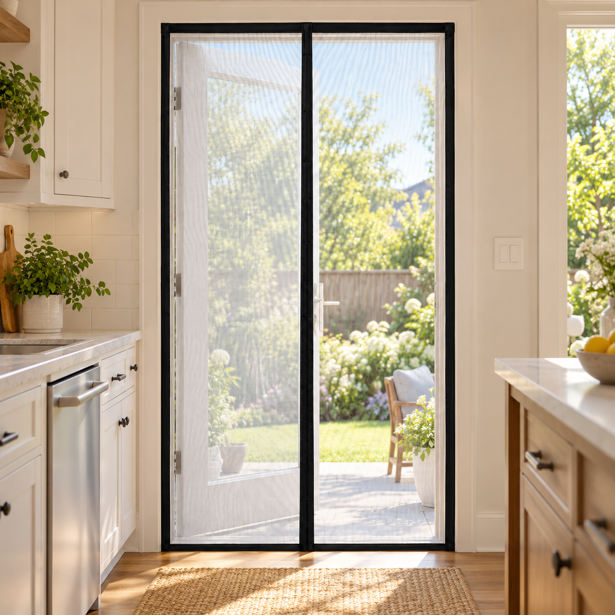 🚪 Magnetic Screen Door | Breathable Mesh Curtain | Patio & Entryway | Hands-Free Closure