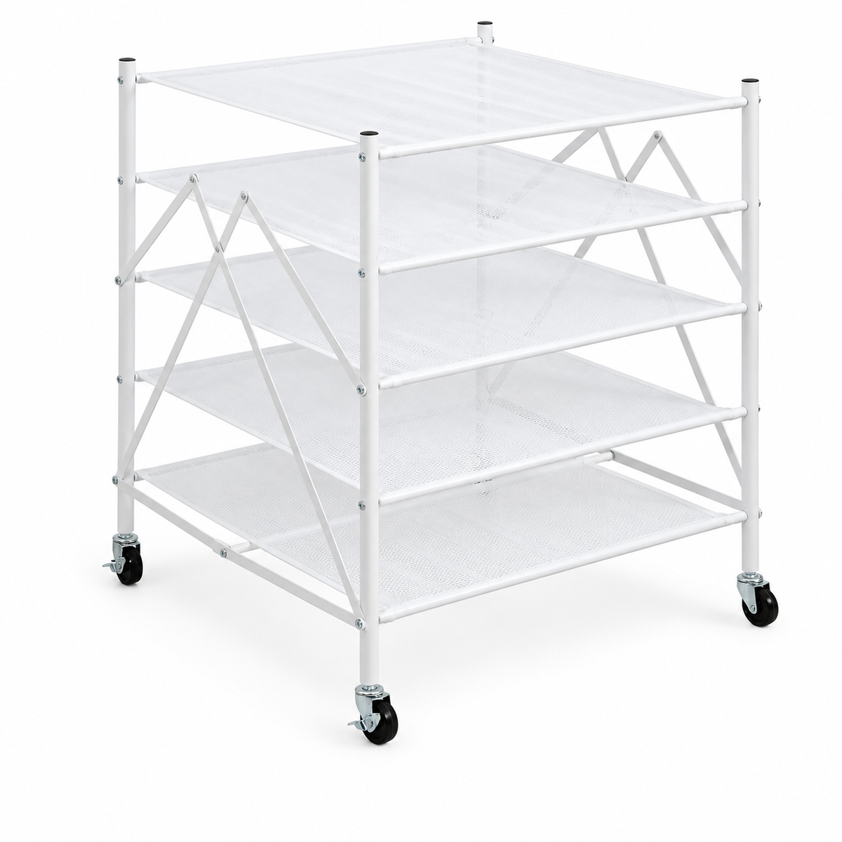 👕 5-Tier Drying Rack | Mesh Flat-Dry Shelves | Laundry & Balcony
