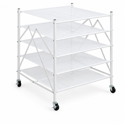 👕 5-Tier Drying Rack | Mesh Flat-Dry Shelves | Laundry & Balcony