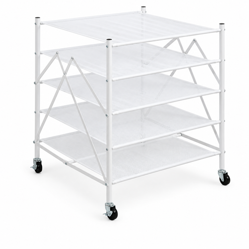 👕 5-Tier Drying Rack | Mesh Flat-Dry Shelves | Laundry & Balcony